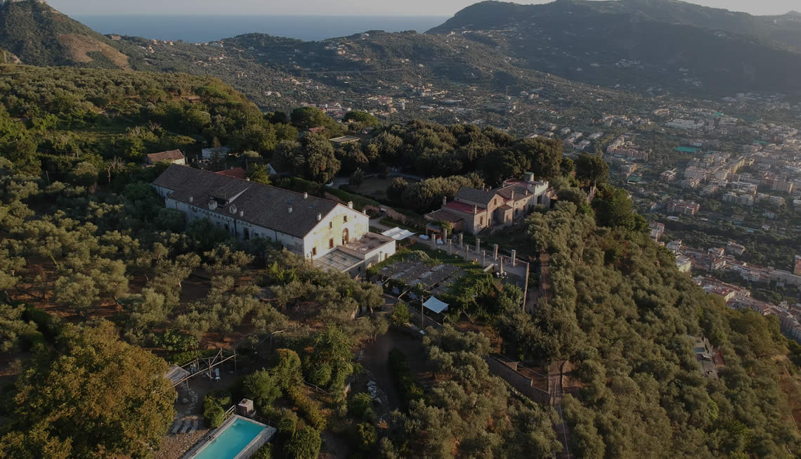 agriturismo affacciato su sorrento